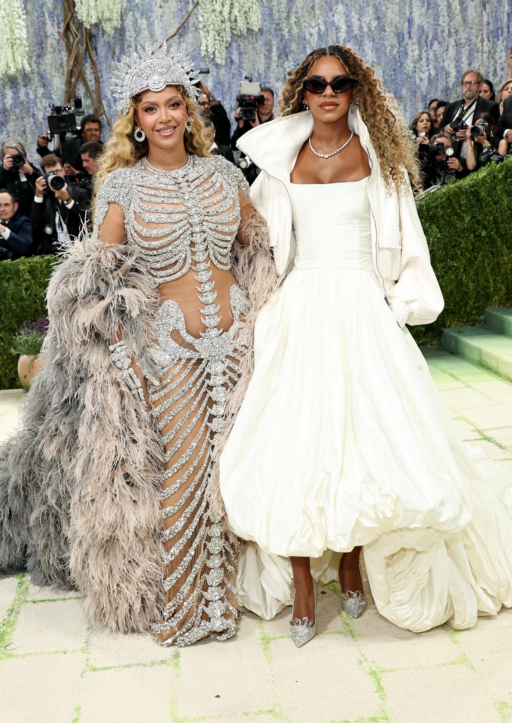 Beyoncé and Blue Ivy Carter attend the 2026 Met Gala celebrating "Costume Art" at the Metropolitan Museum of Art on May 4, 2026 in New York City | Source: Getty Images