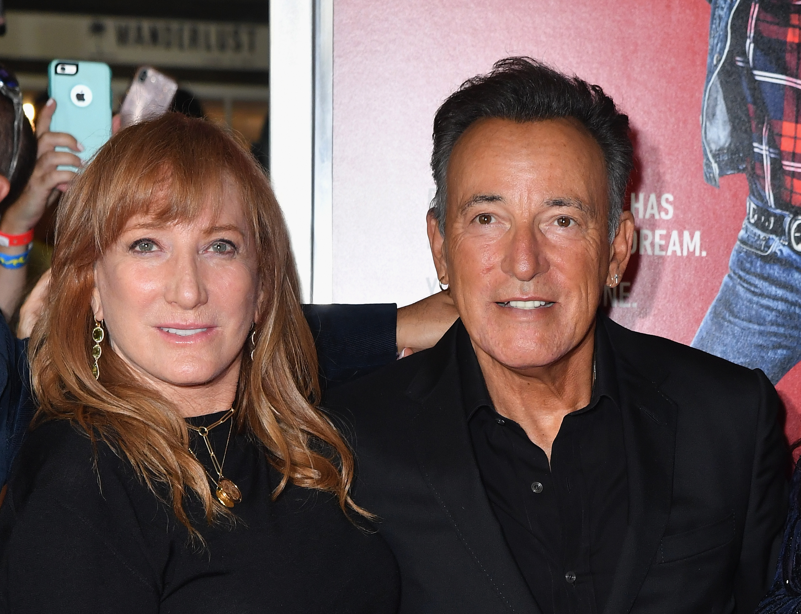 Patti Scialfa and Bruce Springsteen attend the premiere of "Blinded by the Light" at Paramount Theater on August 07, 2019 in Asbury Park, New Jersey. | Source: Getty Images