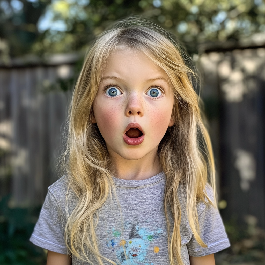 A shocked girl | Source: No source