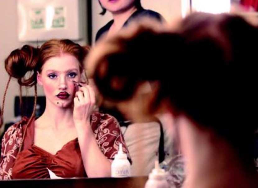 The actress during her early theatre days | Source: Instagram